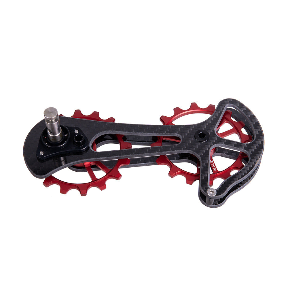 ZTTO 8700RD Ceramic Bearing Carbon Fiber Lightweight Bike Derailleur Pulley ZTTO 8700RD Ceramic Bearing Carbon Fiber Lightweight Bike Derailleur Pulley